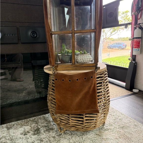 Free People Tan Suede Crossbody Bag - Picture 2 of 8